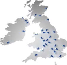 Member Locator map